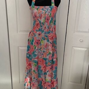 SundayUp Tiered Floral Midi Sundress Size Medium